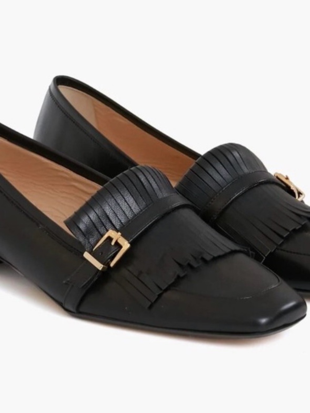 TUCKERNUCK KILTIE BLACK LOAFERS size 10